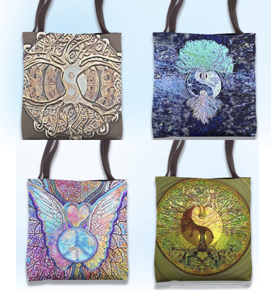 Fun Totes for the Beach, Yoga, Gym and more.