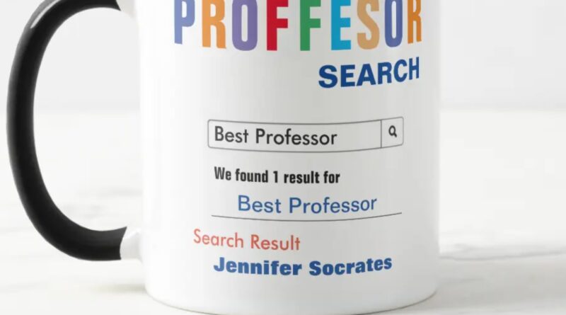 Best Professor Search Mug from AZEZcom design by Amelia Carrie