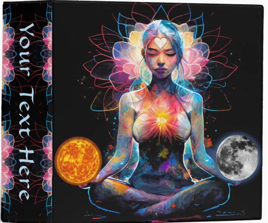 chakra lotus meditate sun moon 2