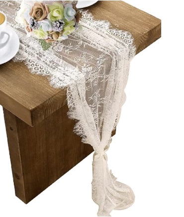 lace table runner